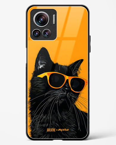 Feline Flair [BREATHE] Glass Case Phone Cover (Motorola)