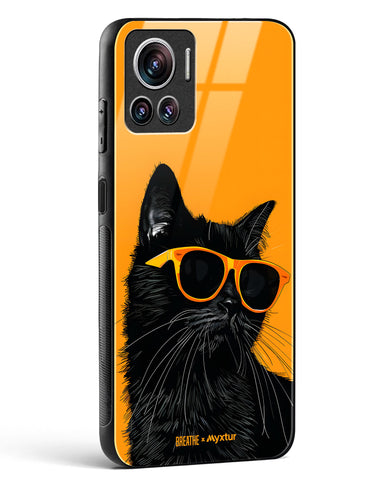 Feline Flair [BREATHE] Glass Case Phone Cover (Motorola)