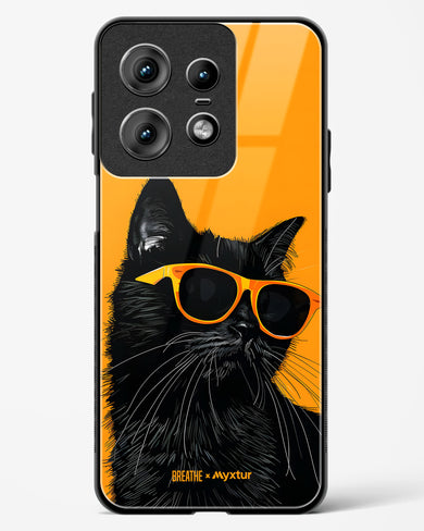 Feline Flair [BREATHE] Glass Case Phone Cover (Motorola)