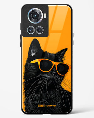 Feline Flair [BREATHE] Glass Case Phone Cover (OnePlus)