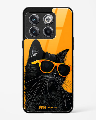 Feline Flair [BREATHE] Glass Case Phone Cover (OnePlus)