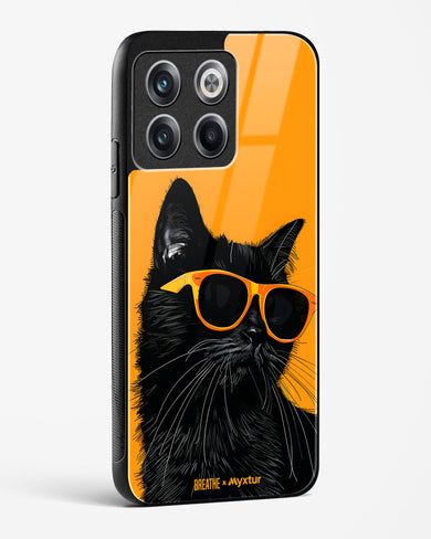 Feline Flair [BREATHE] Glass Case Phone Cover (OnePlus)