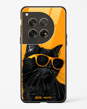 Feline Flair [BREATHE] Glass Case Phone Cover (OnePlus)