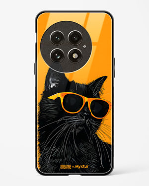 Feline Flair [BREATHE] Glass Case Phone Cover (OnePlus)