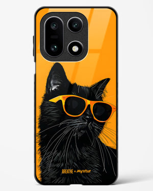 Feline Flair [BREATHE] Glass Case Phone Cover (OnePlus)