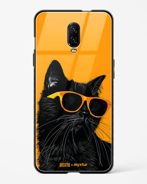 Feline Flair [BREATHE] Glass Case Phone Cover (OnePlus)