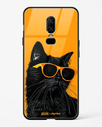 Feline Flair [BREATHE] Glass Case Phone Cover (OnePlus)