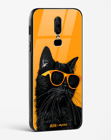 Feline Flair [BREATHE] Glass Case Phone Cover (OnePlus)