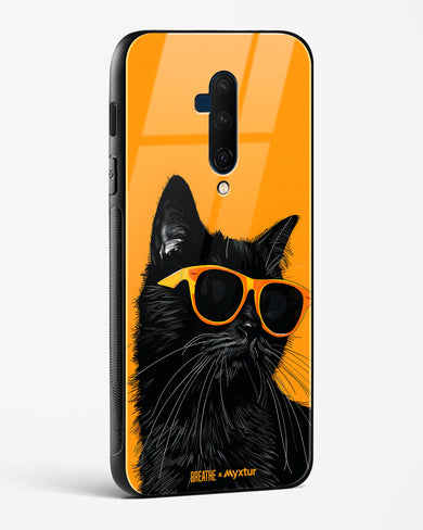 Feline Flair [BREATHE] Glass Case Phone Cover (OnePlus)