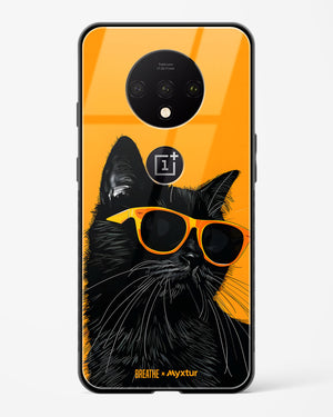 Feline Flair [BREATHE] Glass Case Phone Cover (OnePlus)