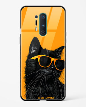 Feline Flair [BREATHE] Glass Case Phone Cover (OnePlus)