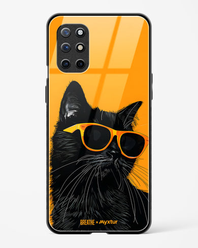 Feline Flair [BREATHE] Glass Case Phone Cover (OnePlus)