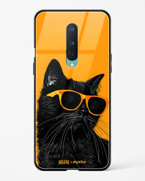 Feline Flair [BREATHE] Glass Case Phone Cover (OnePlus)