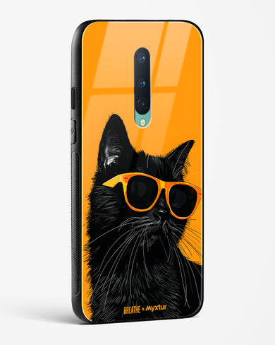 Feline Flair [BREATHE] Glass Case Phone Cover (OnePlus)