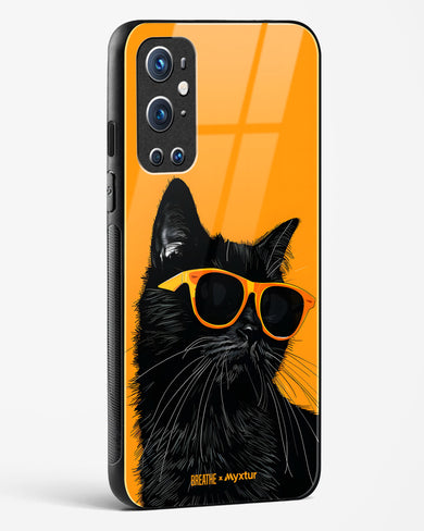 Feline Flair [BREATHE] Glass Case Phone Cover (OnePlus)