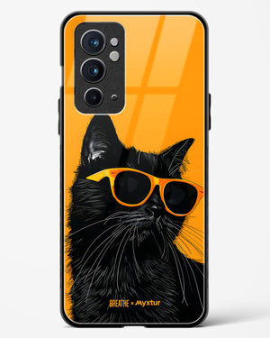 Feline Flair [BREATHE] Glass Case Phone Cover (OnePlus)