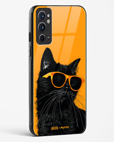 Feline Flair [BREATHE] Glass Case Phone Cover (OnePlus)