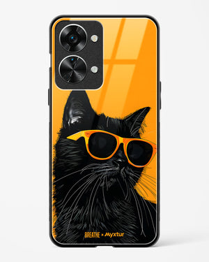 Feline Flair [BREATHE] Glass Case Phone Cover (OnePlus)