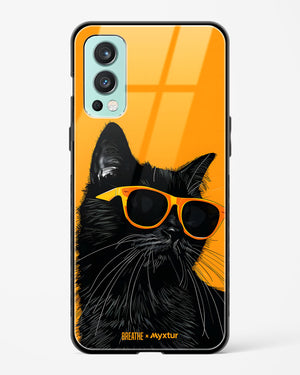 Feline Flair [BREATHE] Glass Case Phone Cover (OnePlus)