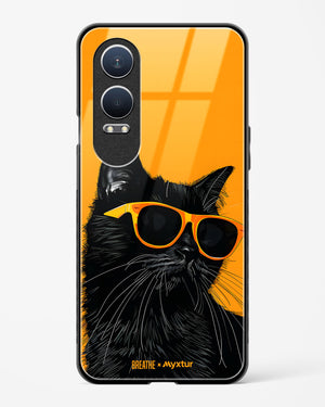 Feline Flair [BREATHE] Glass Case Phone Cover (OnePlus)