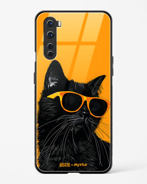 Feline Flair [BREATHE] Glass Case Phone Cover (OnePlus)