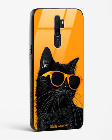 Feline Flair [BREATHE] Glass Case Phone Cover (Oppo)