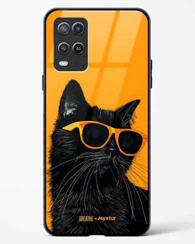 Feline Flair [BREATHE] Glass Case Phone Cover (Oppo)