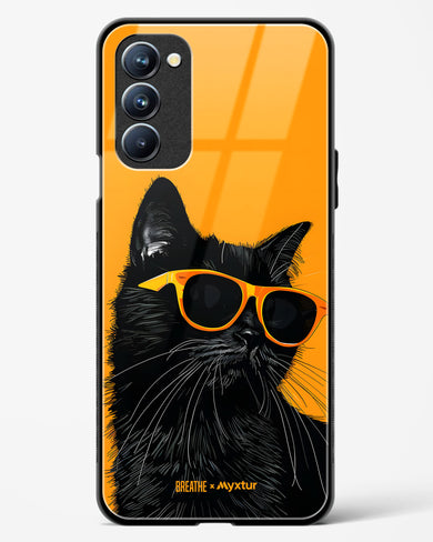 Feline Flair [BREATHE] Glass Case Phone Cover (Oppo)