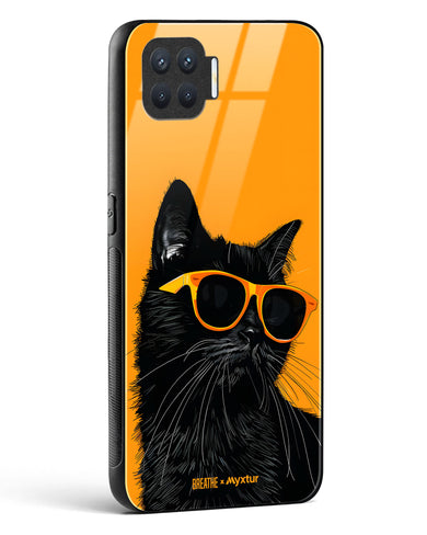 Feline Flair [BREATHE] Glass Case Phone Cover (Oppo)