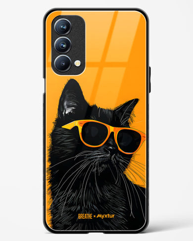 Feline Flair [BREATHE] Glass Case Phone Cover (Oppo)