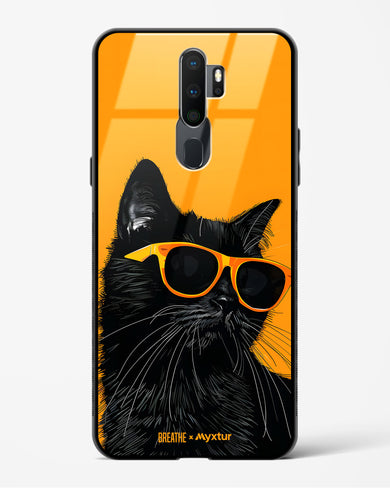 Feline Flair [BREATHE] Glass Case Phone Cover (Oppo)