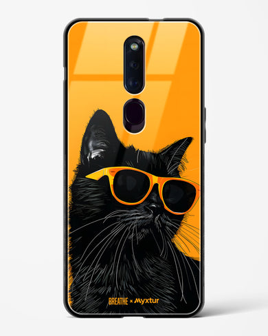 Feline Flair [BREATHE] Glass Case Phone Cover (Oppo)