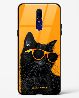 Feline Flair [BREATHE] Glass Case Phone Cover (Oppo)
