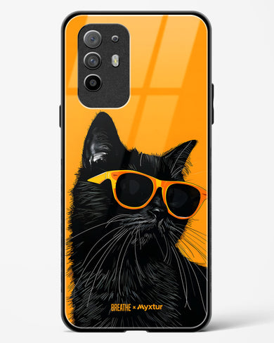 Feline Flair [BREATHE] Glass Case Phone Cover (Oppo)