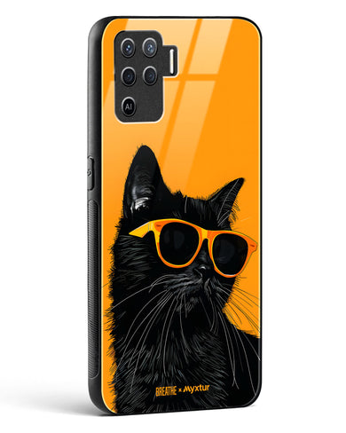 Feline Flair [BREATHE] Glass Case Phone Cover (Oppo)