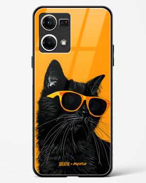 Feline Flair [BREATHE] Glass Case Phone Cover (Oppo)