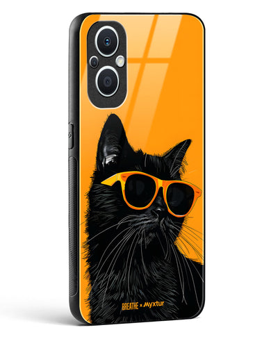 Feline Flair [BREATHE] Glass Case Phone Cover (Oppo)