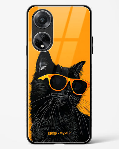 Feline Flair [BREATHE] Glass Case Phone Cover (Oppo)