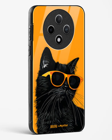 Feline Flair [BREATHE] Glass Case Phone Cover (Oppo)