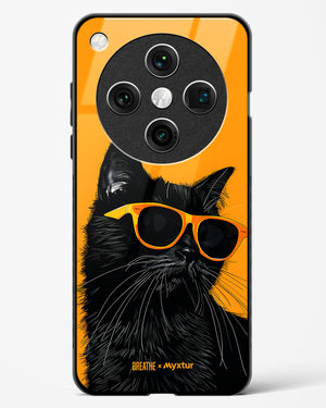 Feline Flair [BREATHE] Glass Case Phone Cover (Oppo)