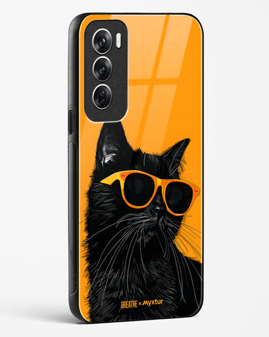 Feline Flair [BREATHE] Glass Case Phone Cover (Oppo)