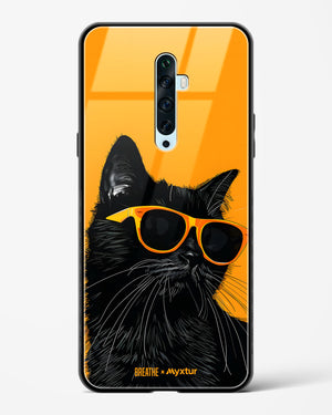 Feline Flair [BREATHE] Glass Case Phone Cover (Oppo)