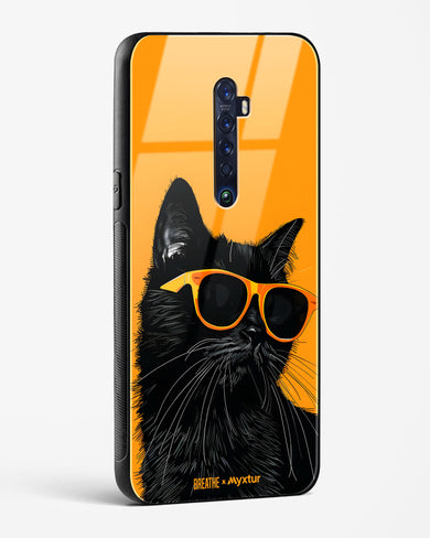 Feline Flair [BREATHE] Glass Case Phone Cover (Oppo)