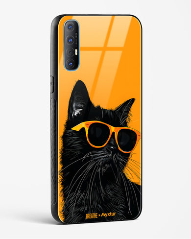 Feline Flair [BREATHE] Glass Case Phone Cover (Oppo)