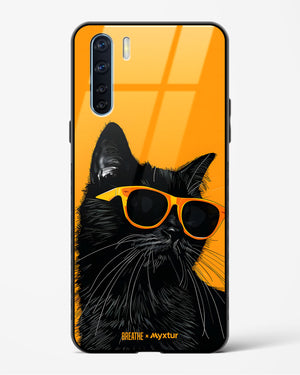 Feline Flair [BREATHE] Glass Case Phone Cover (Oppo)