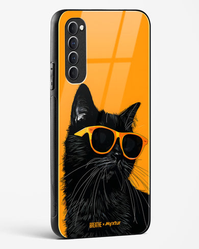 Feline Flair [BREATHE] Glass Case Phone Cover (Oppo)