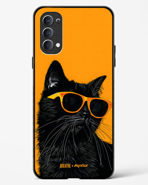 Feline Flair [BREATHE] Glass Case Phone Cover (Oppo)