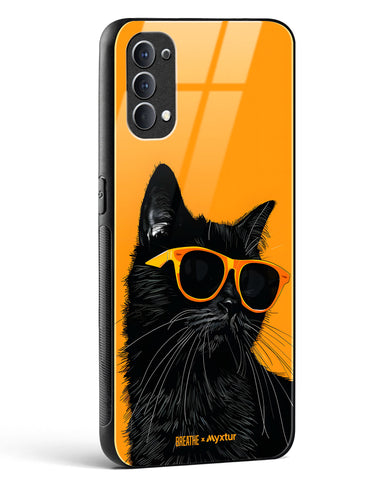 Feline Flair [BREATHE] Glass Case Phone Cover (Oppo)
