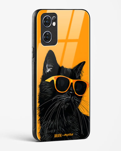 Feline Flair [BREATHE] Glass Case Phone Cover (Oppo)