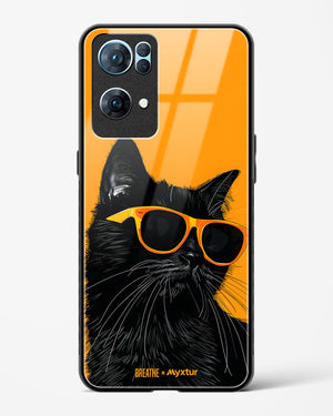 Feline Flair [BREATHE] Glass Case Phone Cover (Oppo)